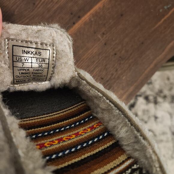 Innkas Bad Ass Shearling Mule Slides Size 7 - Picture 4 of 4